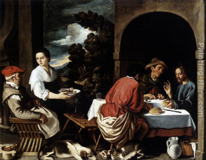 The Supper at Emmaus painting - Pedro Orrente The Supper at Emmaus art painting